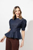 Imagen de Blusa En Denim Peplum
