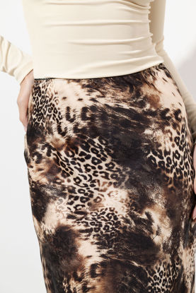 Imagen de Falda Larga Animal Print
