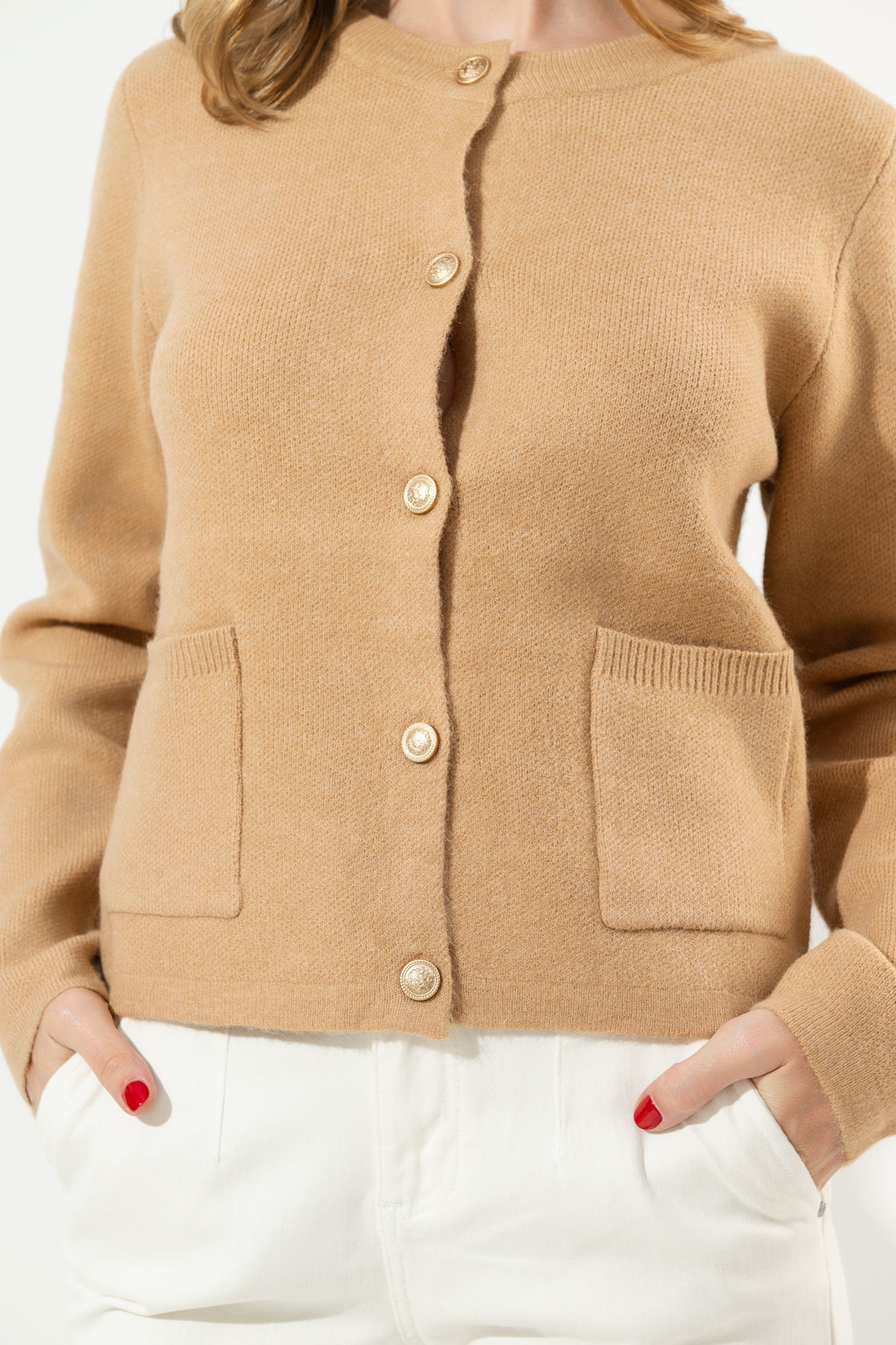 Imagen de Sweater Botones Bolsillos