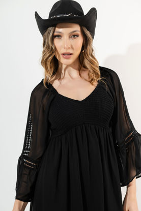 Imagen de Vestido Estilo Babydoll, Mangas Anchas