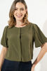 Imagen de Blusa Manga Balloon Cuello Redondo   ( Exclusiva Pagina)