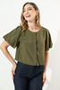 Imagen de Blusa Manga Balloon Cuello Redondo   ( Exclusiva Pagina)