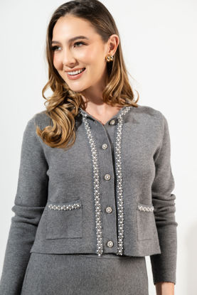 Imagen de Set Falda Y Sweater, Detalle Perlas