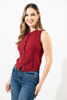 Imagen de Blusa Sin Mangas Tejida Con Botones   ( Exclusiva Pagina)