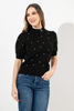 Imagen de Blusa Print Corazones, Cuello Alto