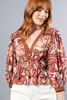 Imagen de Blusa Estampada Cuello V Manga 3 /4    ( Exclusiva Pagina)