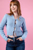 Imagen de Blusa Manga Larga, Cierre Frente, Lazos