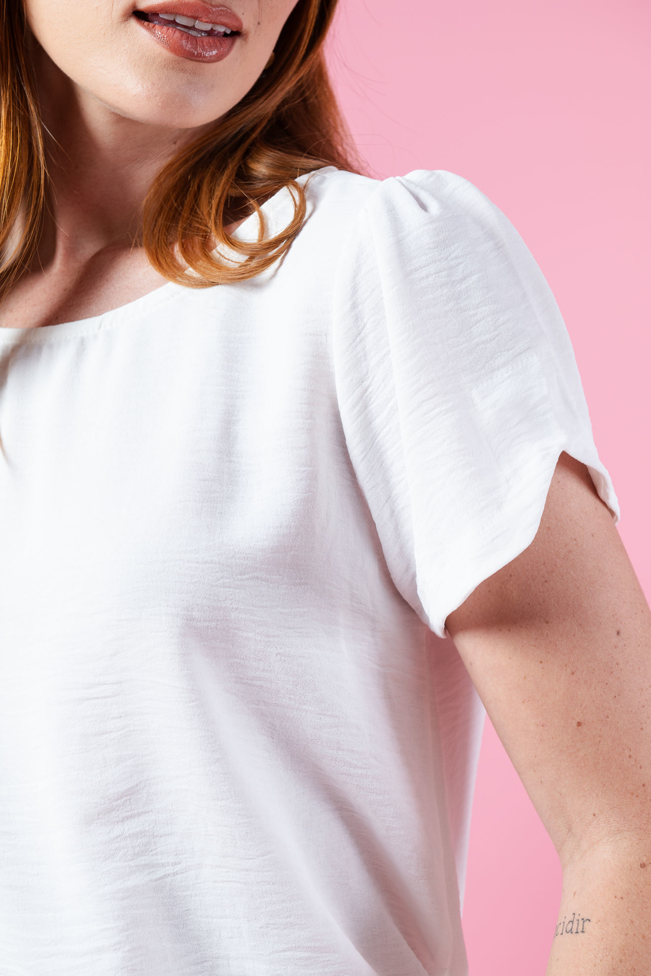 Imagen de Blusa Cuello Redondo Manga Corta