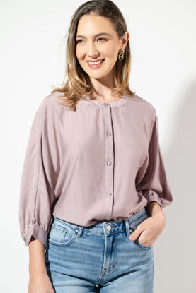 Imagen de Blusa Cuello Chino, Manga 3/4