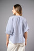 Imagen de Blusa En Rayas Cuello Chino