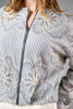 Imagen de Jacket Zipper En Rayas Con Bordado