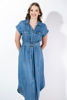 Imagen de Vestido Denim Con Cinturon Camisero