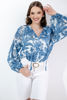 Imagen de Blusa manga larga En Rayon Print Floral.   (Exclusivo Pagina)