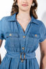 Imagen de Vestido Denim Con Cinturon Camisero