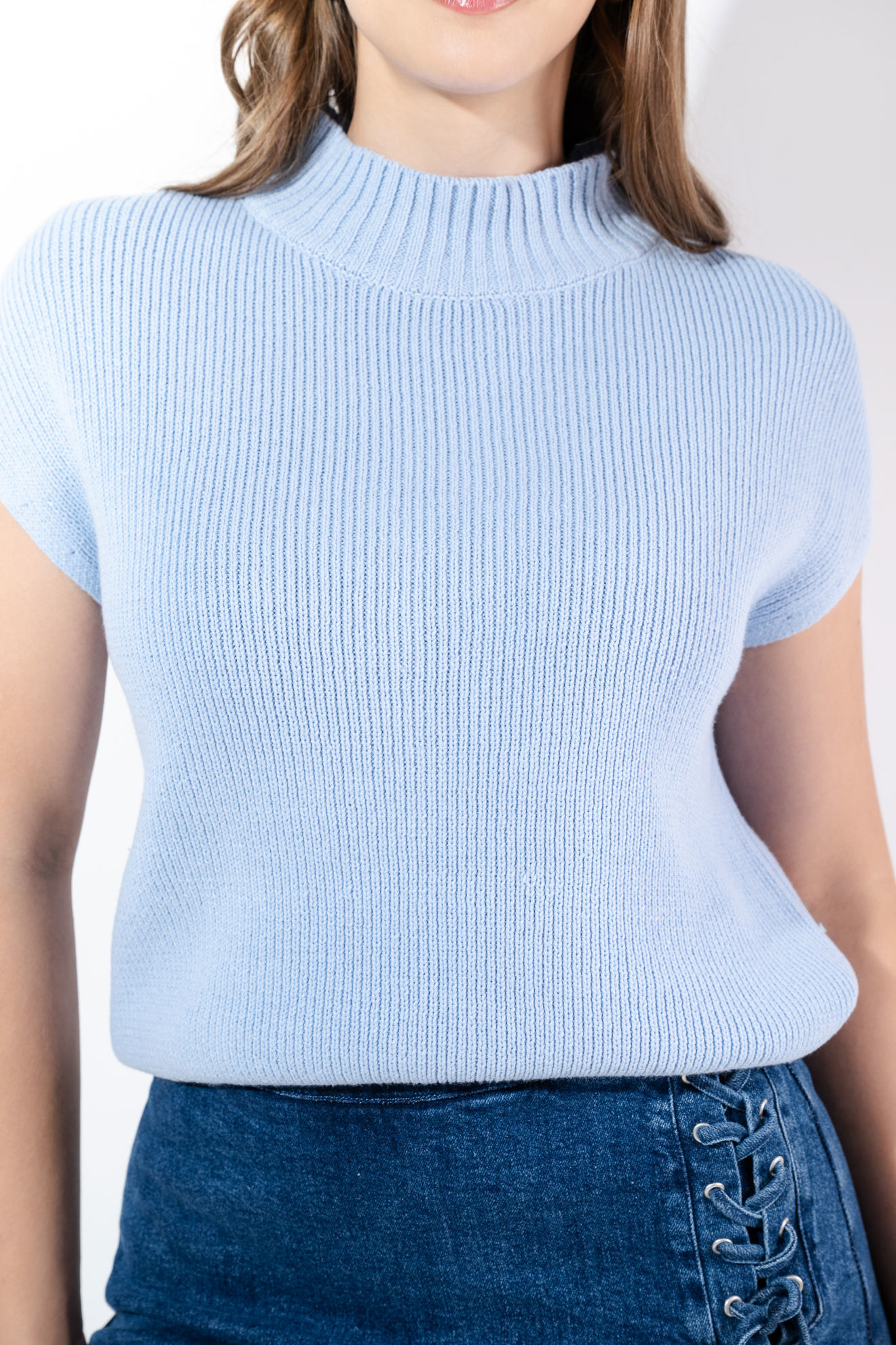 Imagen de Blusa Tejida Cuello Alto