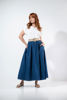 Imagen de Falda Larga Denim Elastico Cintura
