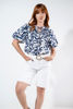Imagen de Blusa En Rayon Print Floral Manga Corta.  (Exclusivo Pagina)