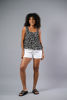 Imagen de Top En Rayon Print Florecitas Tirante Ancho   ( Exclusiva Pagina)
