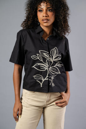Imagen de Camisera Con Bordado Manga Corta (Exclusivo Pagina)