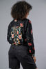 Imagen de Blusa En Rayon Floral Con Encaje Manga Larga (Exclusivo Pagina)