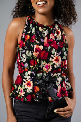 Imagen de Blusa Sin Mangas Print Floral En Rayon