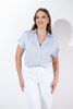 Imagen de Blusa Manga Corta, Cuello Botones Frente