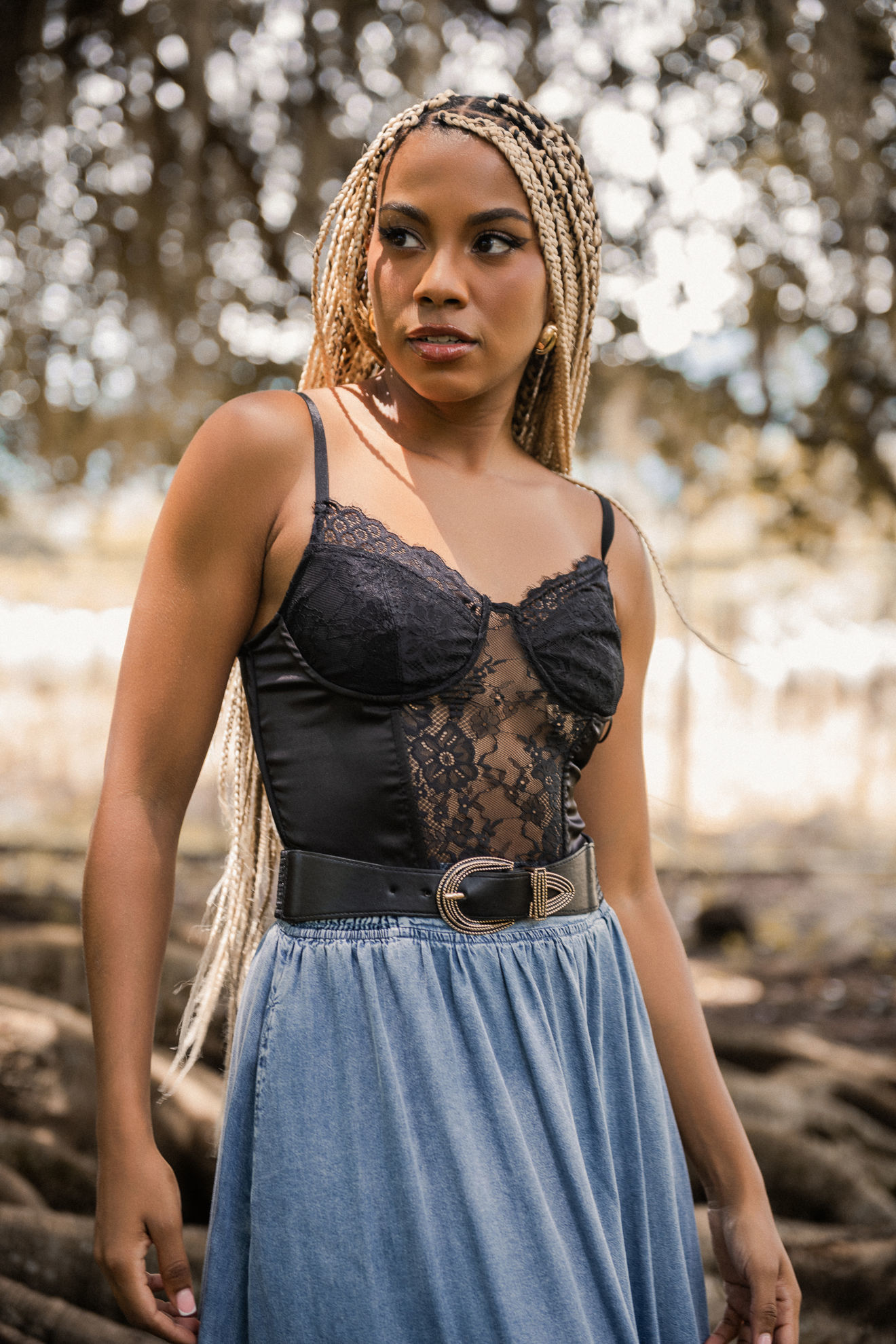 Imagen de Crop Top Corse Con Encaje  ( Exclusivo Pagina)