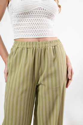 Imagen de Pantalon En Rayas Elastico Cintura    ( Exclusivo Pagina)