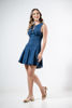 Imagen de Vestido Denim Sin Mangas lazos Frente