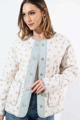 Imagen de Quilted Jacket Print Florecitas