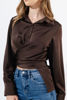 Imagen de Blusa Manga Larga En Satin