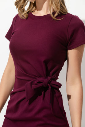 Imagen de Vestido Lapiz Nudo Cintura