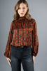 Imagen de Blusa Animal Print Cuello Alto    ( Exclusivo pagina )