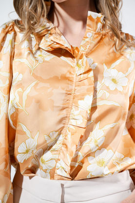 Imagen de Blusa Manga Larga En Satin Estampada