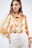 Imagen de Blusa Manga Larga En Satin Estampada