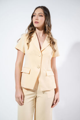 Imagen de Set Blazer Manga Corta Y Pantalon