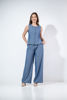 Imagen de Set Pantalon Y Saquito En Rayas Boton Forrado
