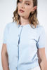 Imagen de Blusa Tejida Manga Corta Botones Frente