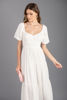 Imagen de Vestido Largo Botones Decorativos, Zipper Espalda   ( Exclusivo Pagina)