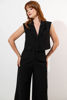 Imagen de Set Pantalon Crop Top Cuello Botones