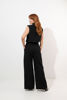 Imagen de Set Pantalon Crop Top Cuello Botones