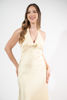 Imagen de Vestido En Satin Halter Espalda Descubierta