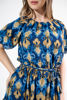 Imagen de Vestido Cuello Redondo Falda Corta Estampado
