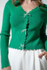 Imagen de Blusa Sweater Botones Decorativos Lazo
