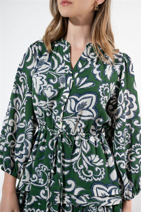 Imagen de Vestido Estampado  Manga Larga    ( Exclusivo Pagina)