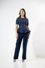 Imagen de Blusa Estilo Peplum De Rayas