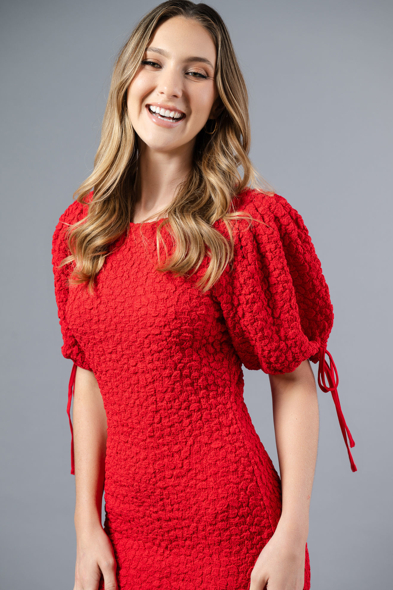 Imagen de Vestido Lapiz Cuello Redondo Manga Corta ( Exclusivo Pagina)