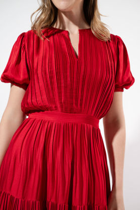 Imagen de Vestido Manga Corta Cuello V