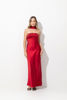 Imagen de Vestdo En Satin Straple Frente, Cuello Bobo Espalda