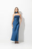 Imagen de Vestdo En Satin Straple Frente, Cuello Bobo Espalda